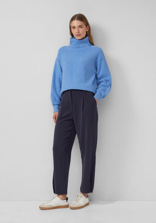 Produktbild s.Oliver Strickpullover Kuscheliger Strickpullover mit breitem Rollkragen (48)