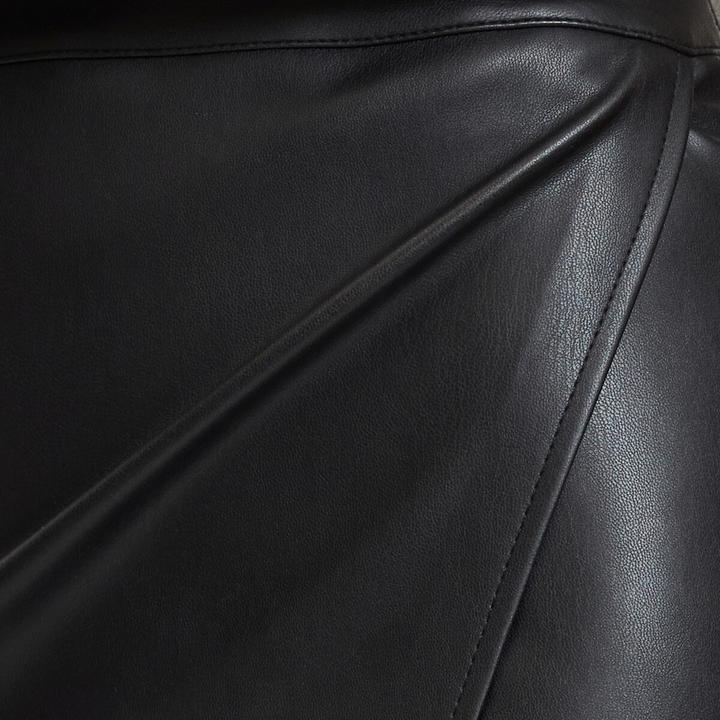 Actual product image La Redoute Collections Straight skirt in faux leather (44)