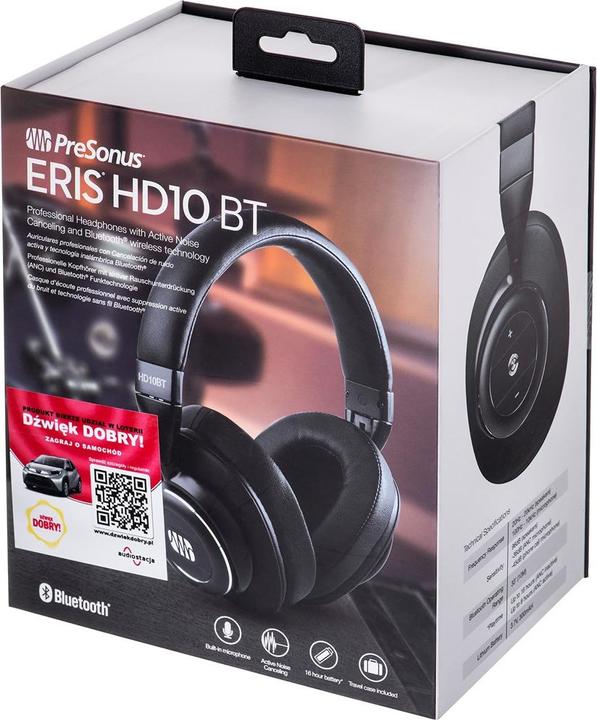 Immagine prodotto PreSonus Eris HD10BT (ANC, 16 h, Senza fili, Cablato)