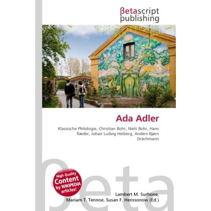 Ada Adler, Fachbücher von Susan F. Marseken, Miriam T. Timpledon, Lambert M. Surhone