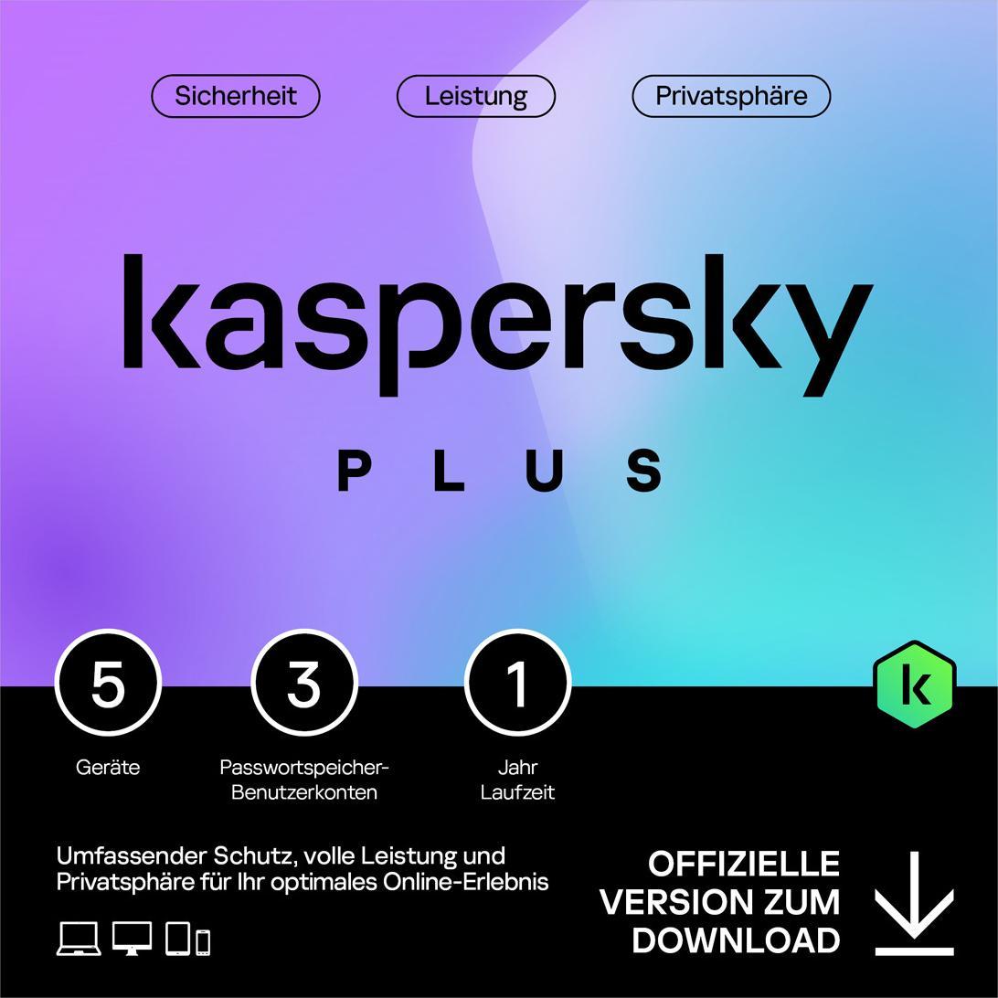 Kaspersky Plus für Android & iOS & Windows & Mac OS