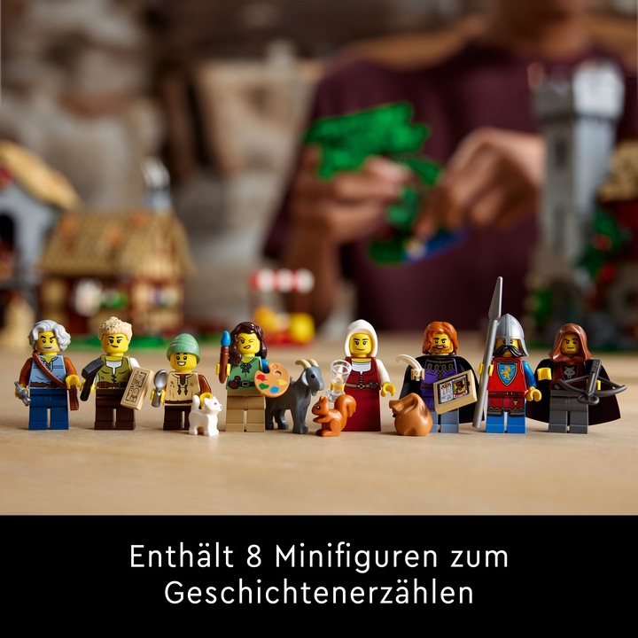 Productafbeelding LEGO Middeleeuws stadsplein (10332, LEGO Icons, LEGO Zeldzame Sets)