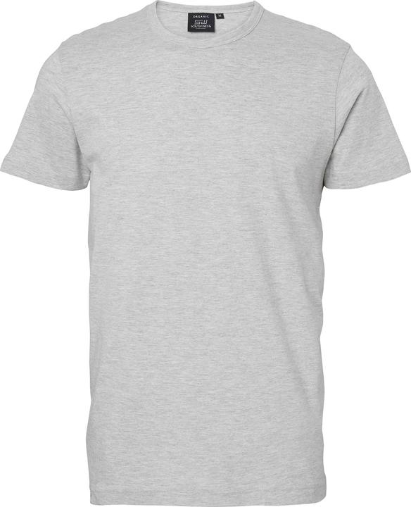 Produktbild Top Swede South West - Delray T-Shirt, Herren, XL grau meliert, 95% Bio Baumwolle, 5% Viskose (XL)