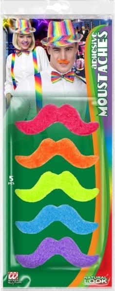 Produktbild Widmann Schnauz Set Rainbow