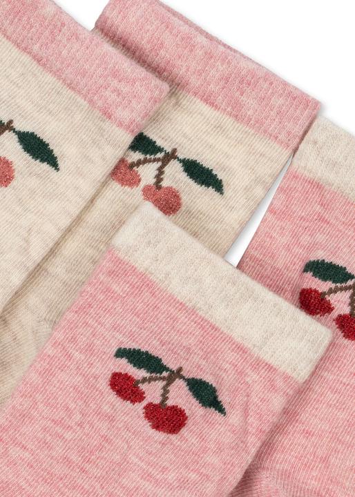 Immagine prodotto Konges Slojd Socken 2er Pack Cherry (Confezione da 2, 17 - 18)