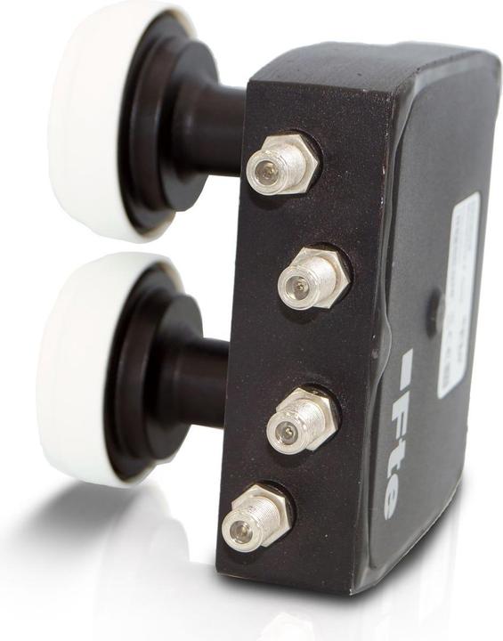Produktbild FTE Premium Monoblock Quad LNB Sat-Antenne (4-Teilnehmeranschluss, Zwei-Satelliten-Positionen, HD 1080 (Quad LNB)