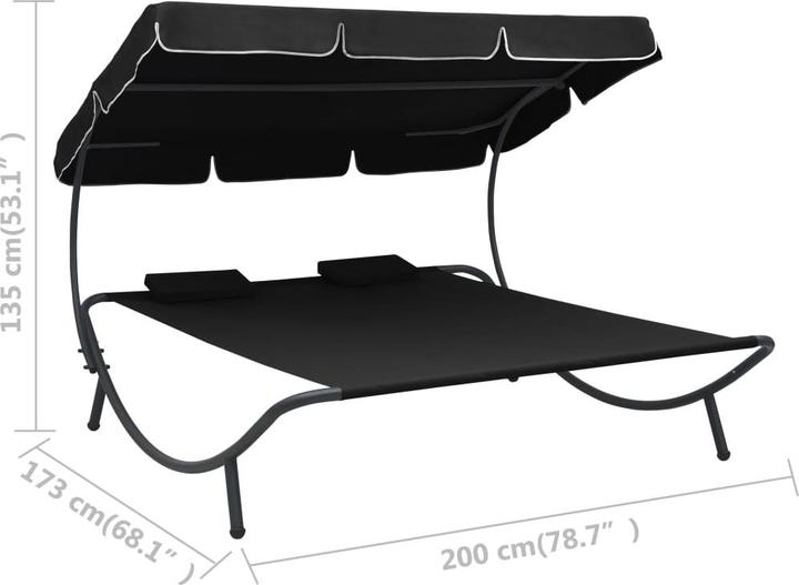 Immagine prodotto vidaXL Sonnenliege (200 cm)