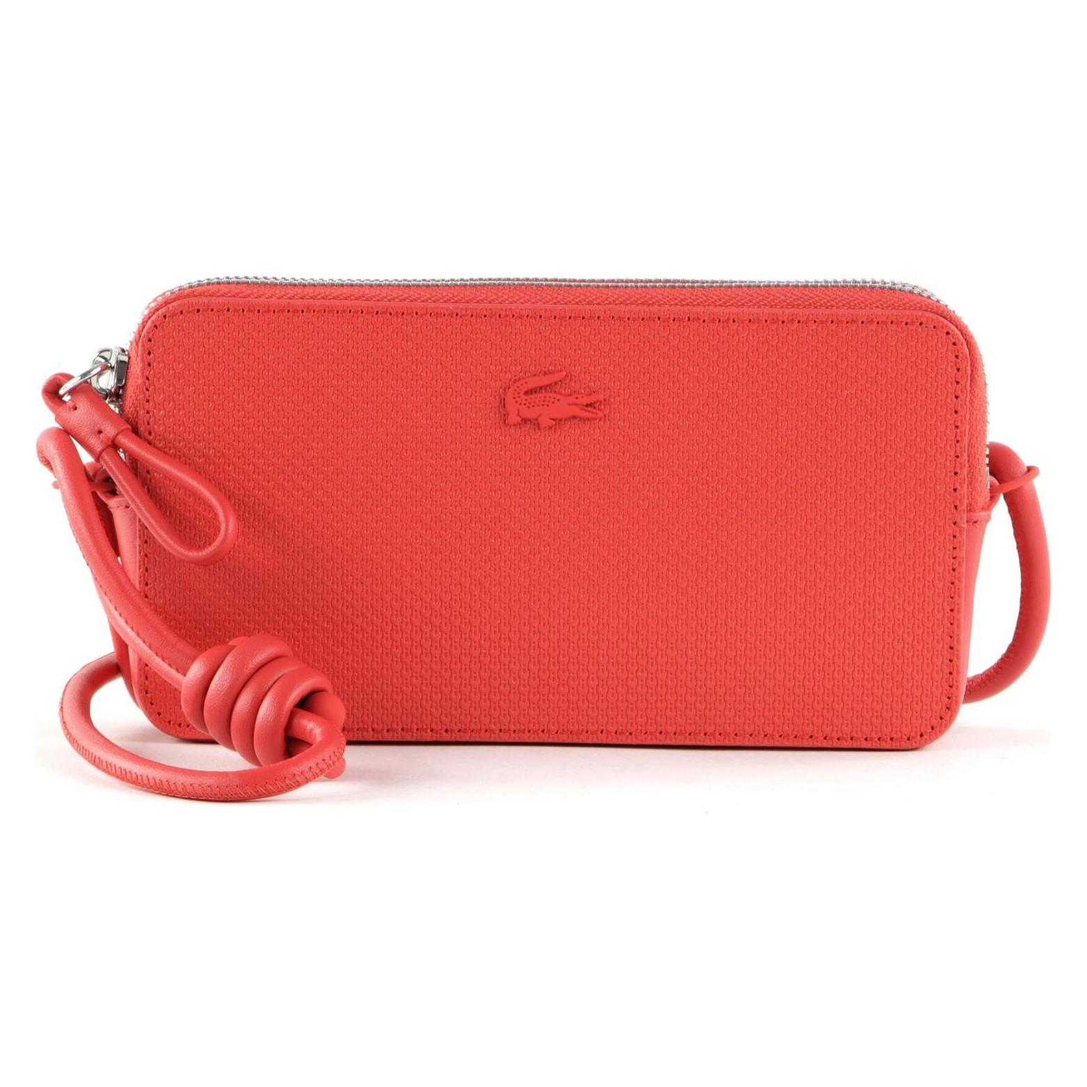 Lacoste, Damen, Handtasche, Chantaco Phone Clutch, Rot