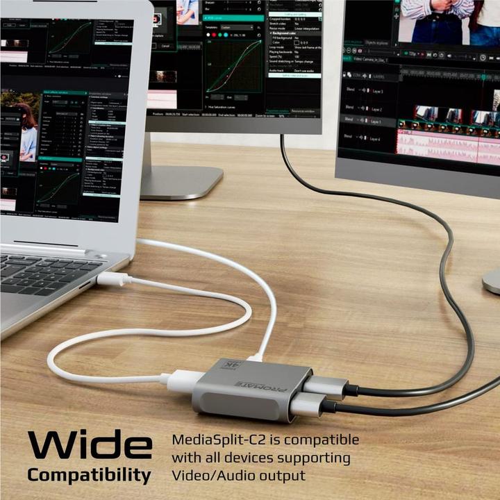 Immagine prodotto ProMate Splitter HDMI 4K MediaSplit-C2