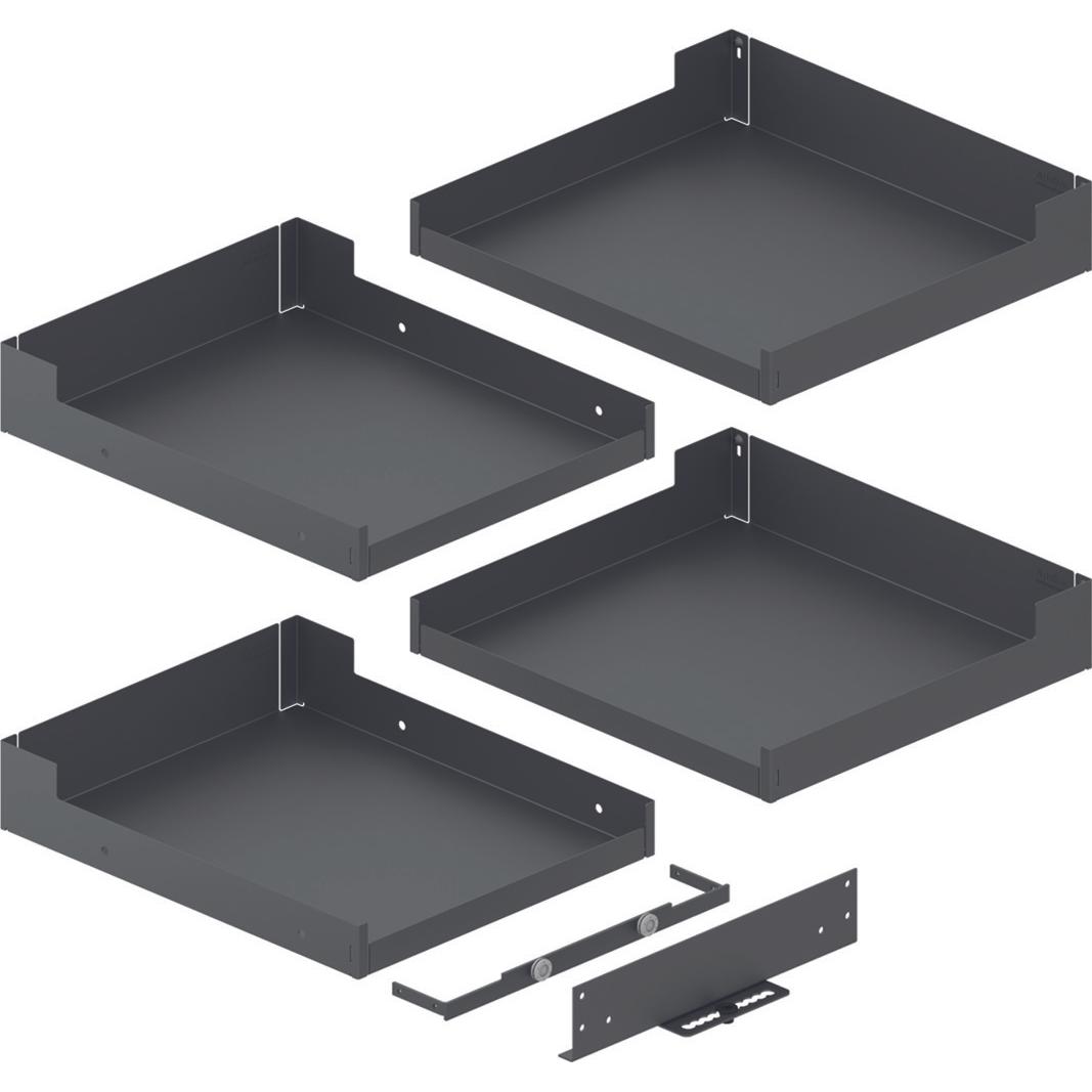 Peka Metall, Allestimento mobili, Set di mensole sospese Liro (5 pz.)