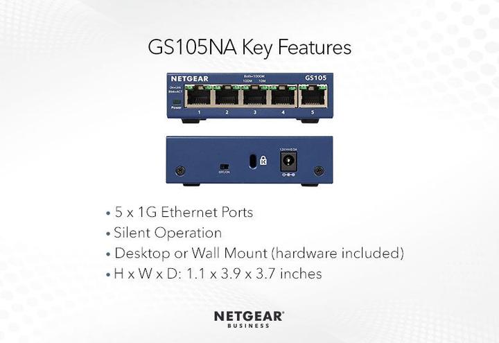 Produktbild Netgear GS105GE (5 Ports)