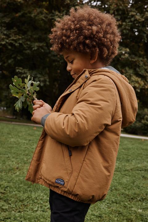 Produktbild Vertbaudet Jungen Winterjacke mit Kapuze und Webpelzfutter, Recycling-Polyester (158, 164)