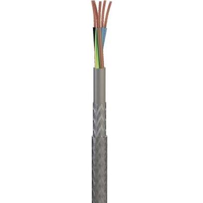 Rs Pro, Kabelleitung, SY Steuerkabel, 5-adrig x 1,5 mm² Transparent / 16 A, 10m, Stahlgeflecht, galvanisiert (10 m)