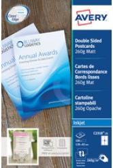 Actual product image Avery Dennison Quick&Clean C2318 - White - 82.6 x 127 mm - 260 g/m² - 100 card(s) (25 sheets x 4) business cards (A4)