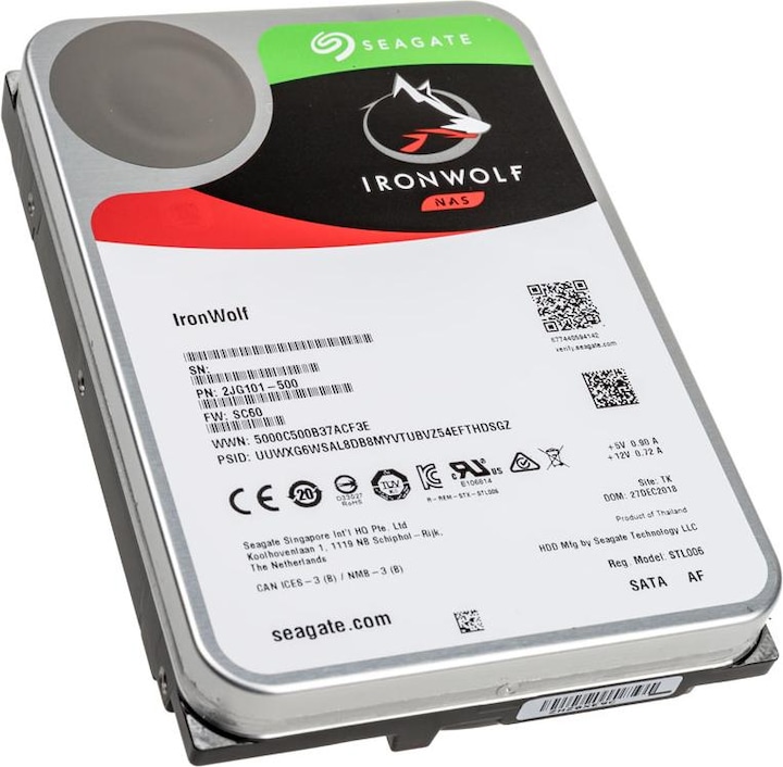 Productafbeelding Seagate IronWolf (12 TB, 3.5", CMR)