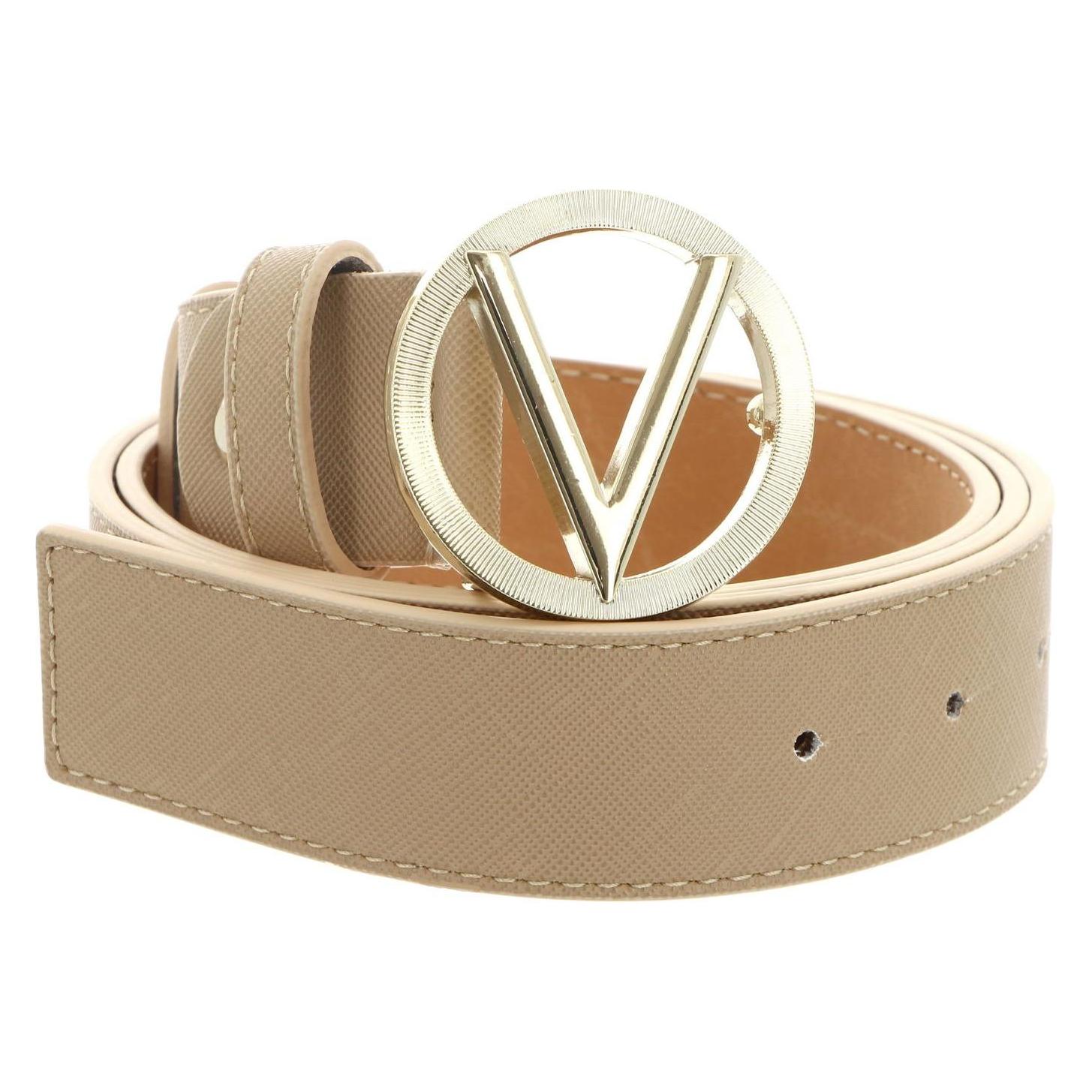 Valentino, Damen, Gürtel, Hampton Plaque Buckle Belt, Beige