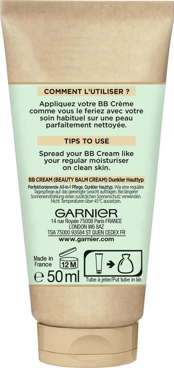 Actual product image Garnier BB Cream (Dark Shade)