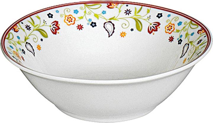 white with coloured pattern