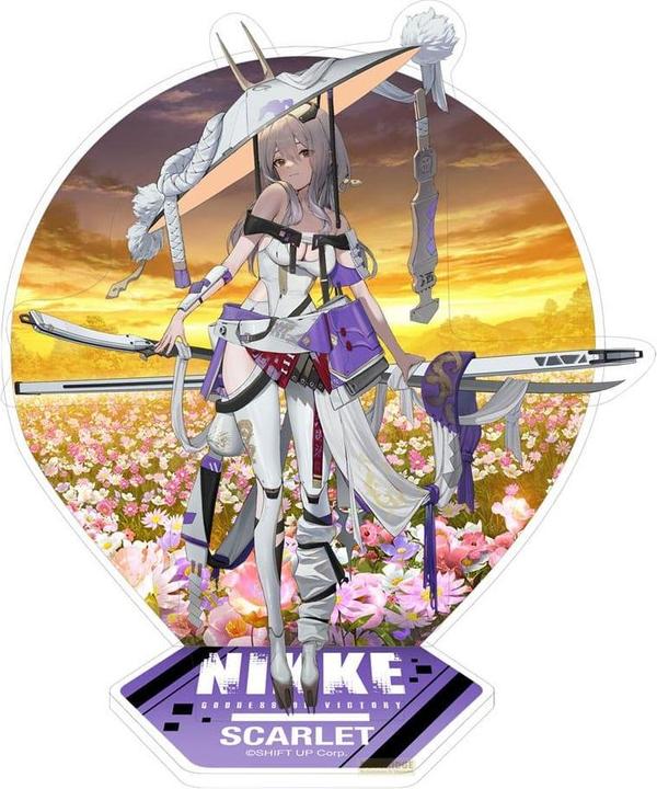 Sakami Déesse de la Victoire : Nikke Acrylique Diorama Scarlet 18 cm