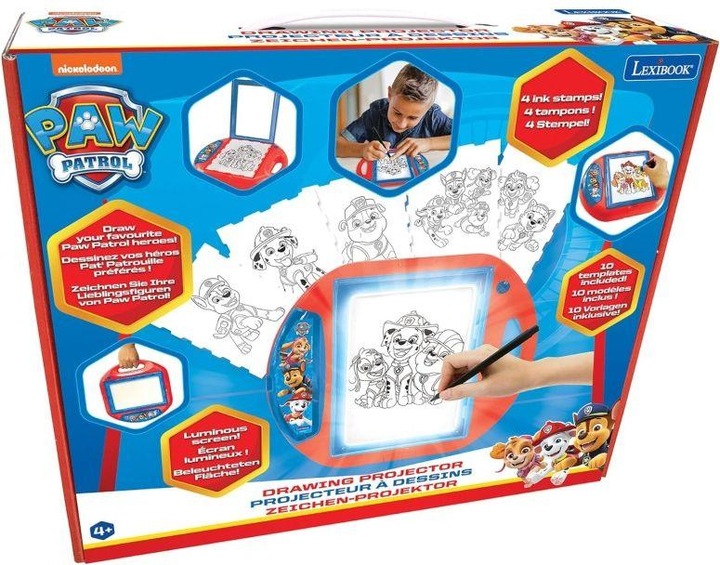 Actual product image Lexibook Paw Patrol drawing projector with templates and stamps (CR310PA)