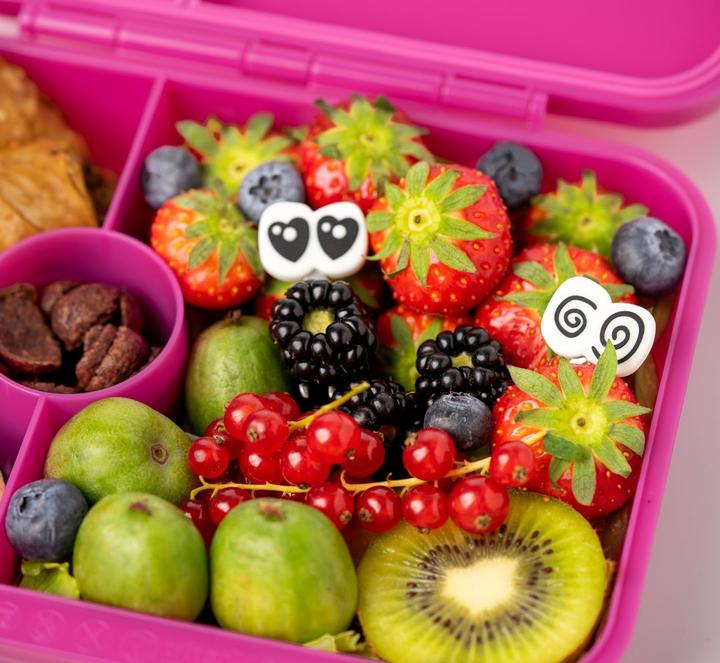 Produktbild Lekkabox Classic Lunchbox mit 4 Fächern & Trenner, berry