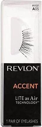 Actual product image Revlon Lite As Air Accent False Eyelashes Natural Lengthening Half Lash (Artificial eyelashes)