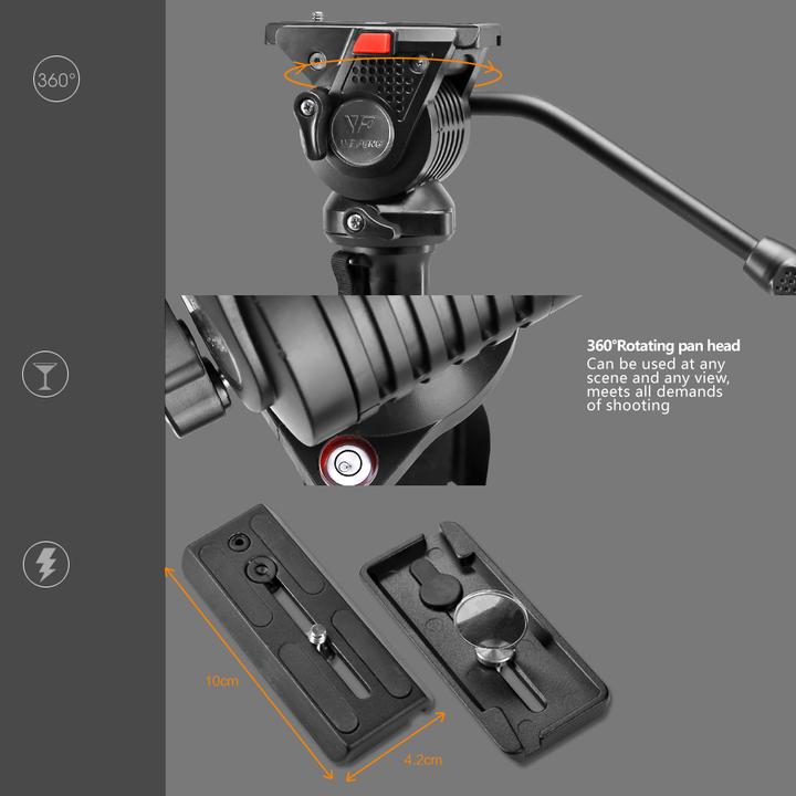 Actual product image Nest Video Monopod NT-329M H145 cm (Metal)