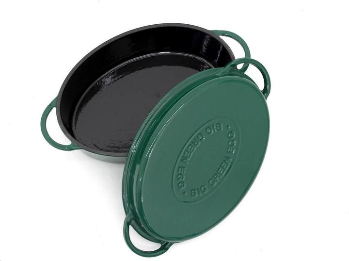 Actual product image Big Green Egg Green Dutch Oven Oval