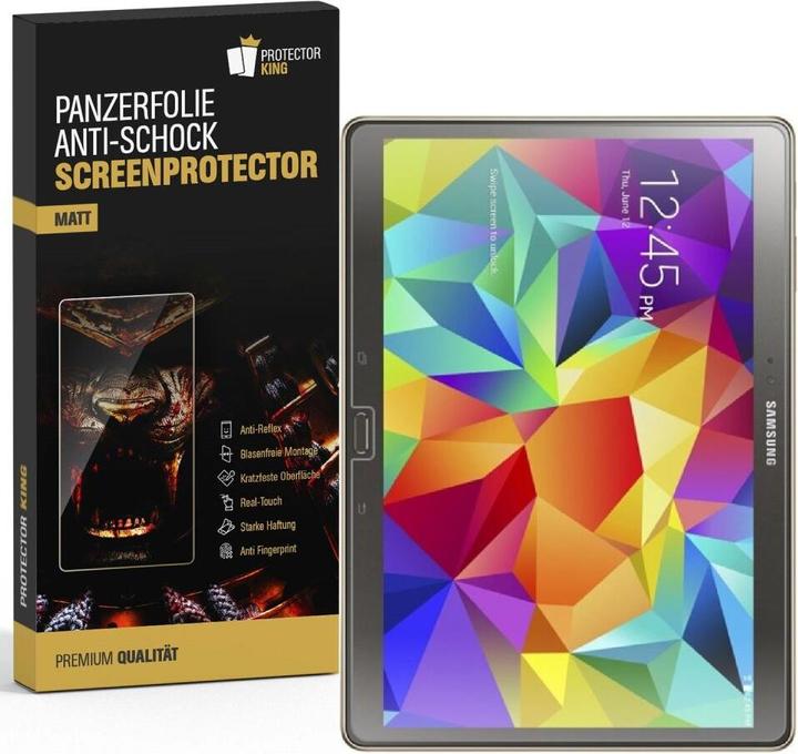 Actual product image Protectorking 6x Panzerfolie Anti-Shock matt entspiegelt (6 Piece, Galaxy Tab S 10.5)
