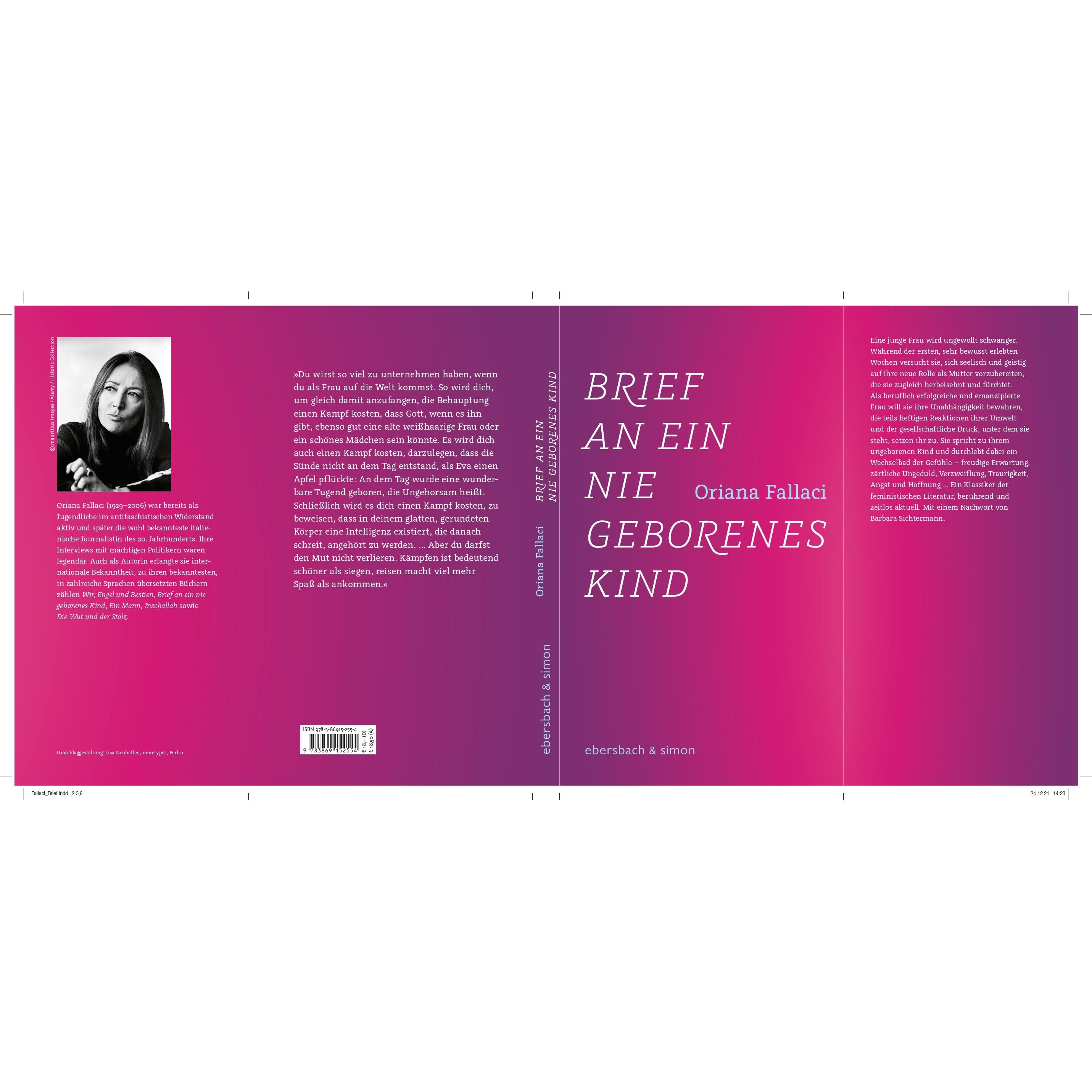 Thumbnail - Brief an ein nie geborenes Kind, Fachbücher von Oriana Fallaci, Heinz Riedt, Barbara Sichtermann