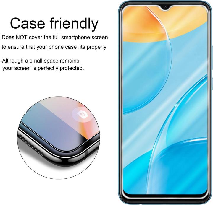 Actual product image Cadorabo Tempered Glass for OPPO A15 / A15s (1 pcs., Oppo A15)