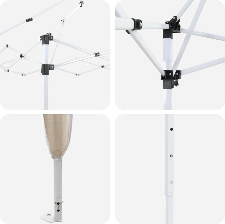 Actual product image vidaXL Modernes Zelt (290 cm, 290 cm)