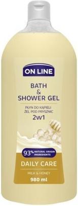Produktbild On Line 2-in-1 Badegel und flüssige Tagescreme 980ml (980 ml)
