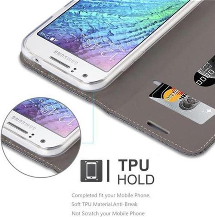 Image du produit Cadorabo Couverture look jeans Book (Samsung Galaxy J1)