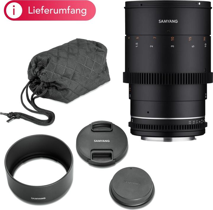 Image du produit Samyang MF 135mm T2,2 VDSLR MK2 Sony E (Sony E, Plein format, APS-C / DX, Micro Four Thirds)