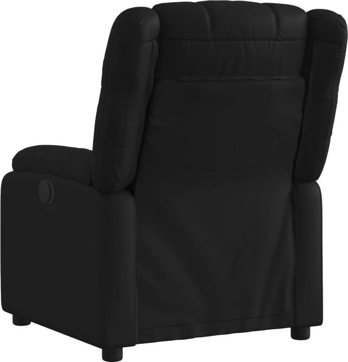 Produktbild vidaXL Relaxsessel Schwarz Kunstleder,Farbe: Schwarz,Material