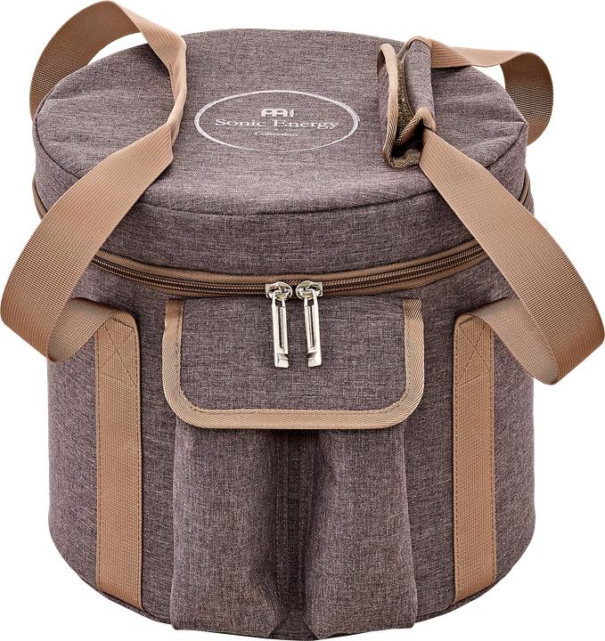 Kristall Klangschalen Tasche 8" - Braun