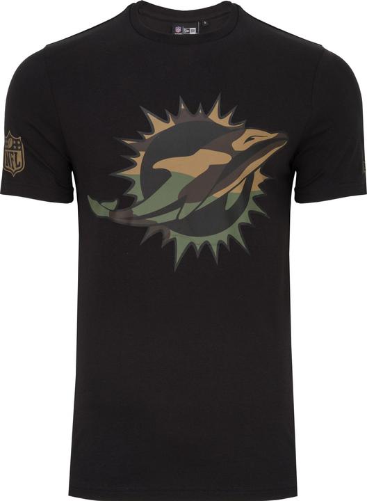 Immagine prodotto New Era Camicia - NFL Miami Dolphins nero / wood camo - S (S)