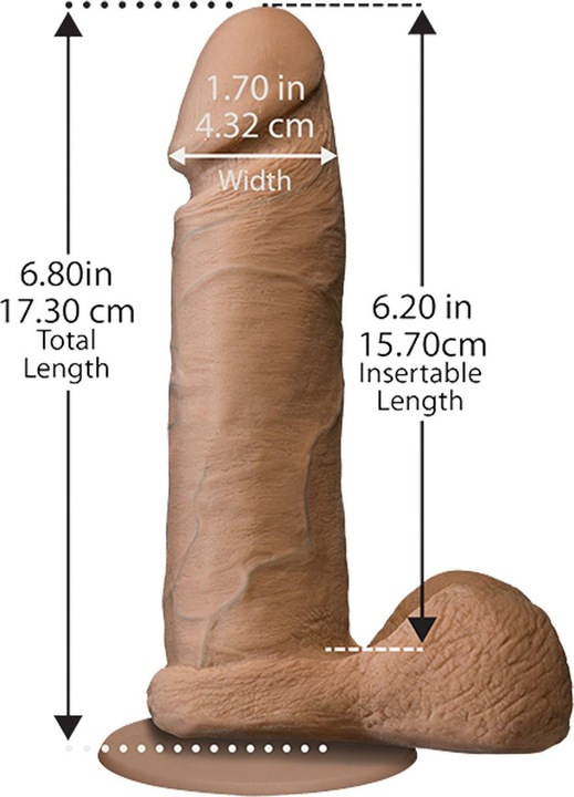 Actual product image Doc Johnson The Realistic Cock - UR3