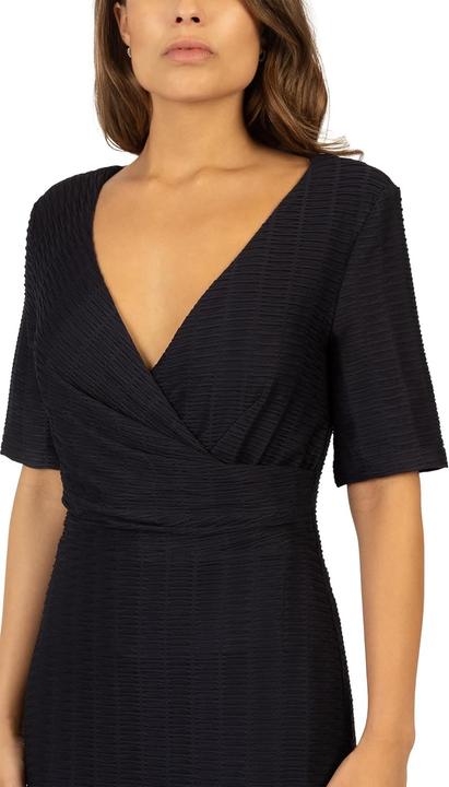 Actual product image Apart Fashion Wrap Knit Business Dress with Two Rows (40)