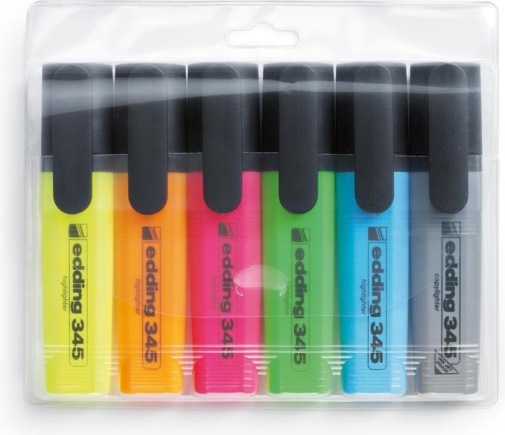 Blue, Yellow, Grey, Green, Orange, Red