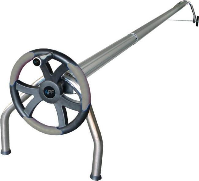Immagine prodotto APF Pool Design Aufrollvorrichtung für Luftpolsterfolie aus Edelstahl 6,5 - 8m