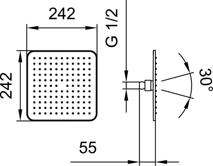 Immagine prodotto Laufen HF504721100000 (1 Tipo di fascio, 12 l/min)