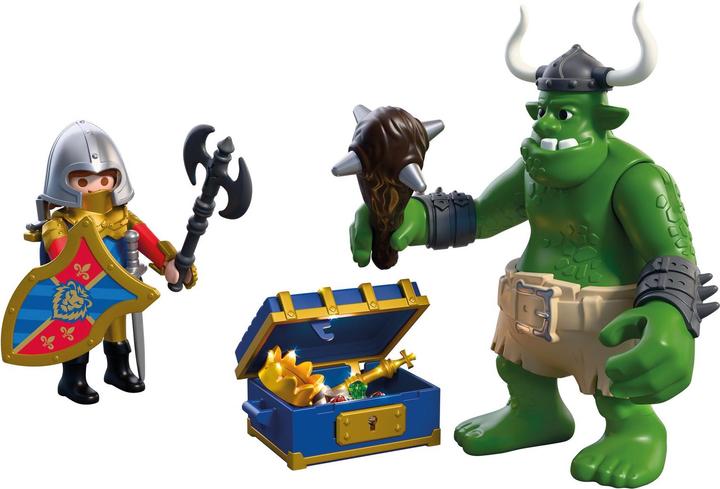 Actual product image Playmobil 72116 Troll mit Löwenritterschatz