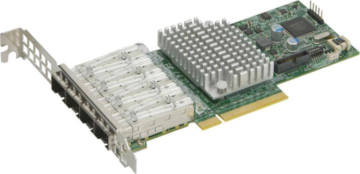 Actual product image Supermicro STANDARD LP 4-PORT 10GBE SFP+ (Ethernet, RJ45)