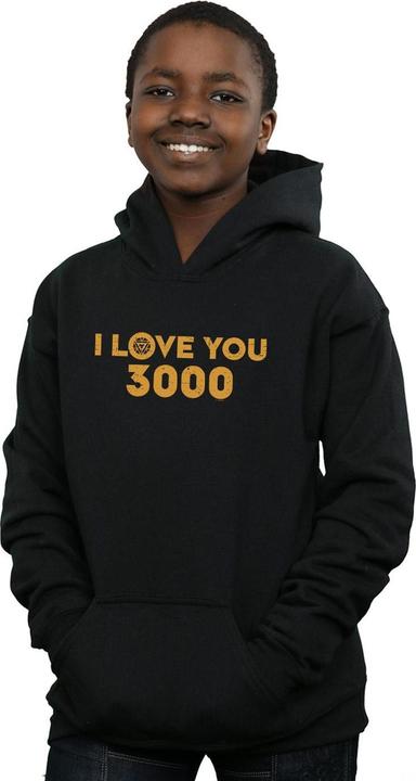 Image du produit - Sweat à capuche AVENGERS ENDGAME LOVE YOU ARC REACTOR - Garçon (140, 146)