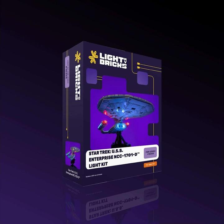 Light my bricks LMB 2.0 LED Licht Set für LEGO® 10356 Star Trek - U.S.S. Enterprise NCC-1701-D
