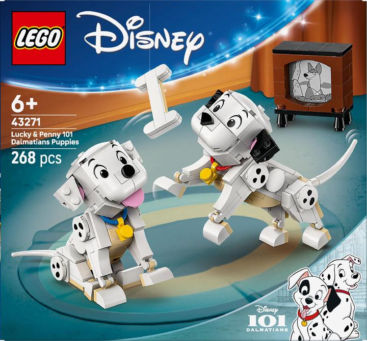 Image du produit LEGO Die Welpen Lucky und Penny aus 101 Dalmatiner (43271, LEGO Disney)