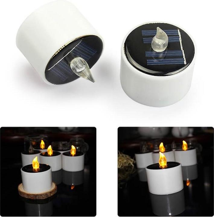 Immagine prodotto Cover-Discount Set di 6 luci solari da tè a LED (6 x)
