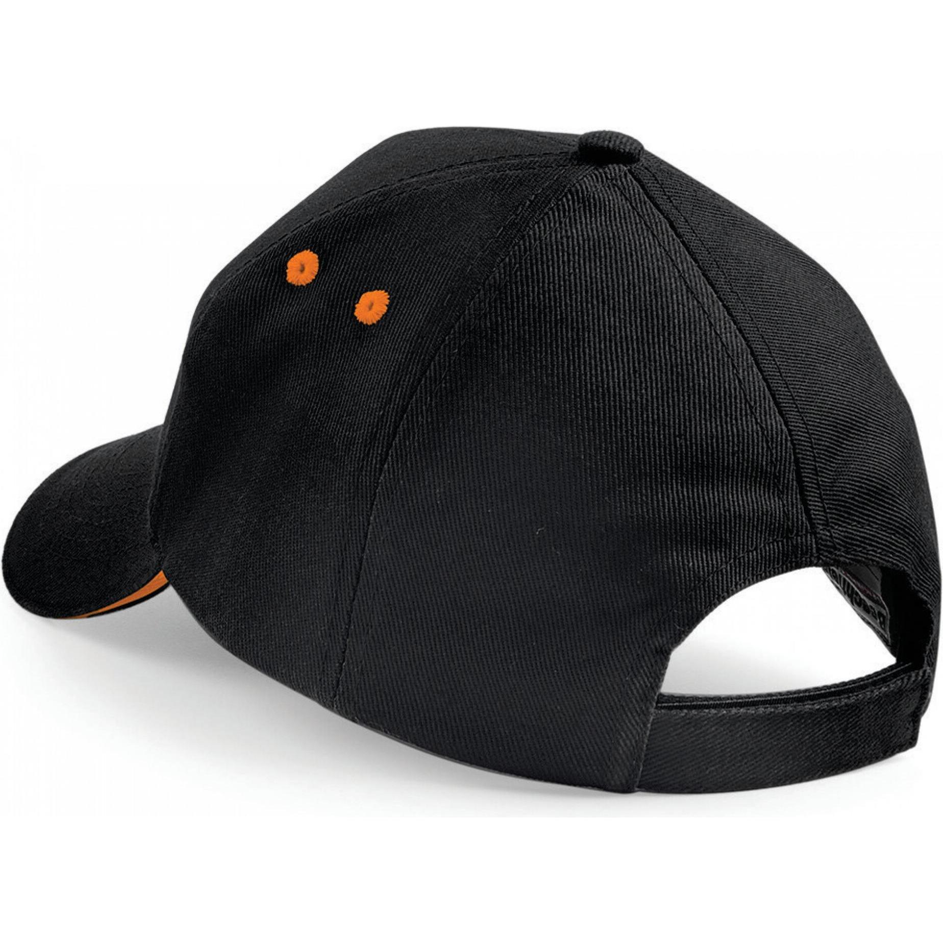 Thumbnail - Beechfield, Mütze, Ultimate, Orange, Schwarz